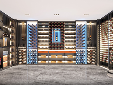 360°新中式風格酒窖全景欣賞